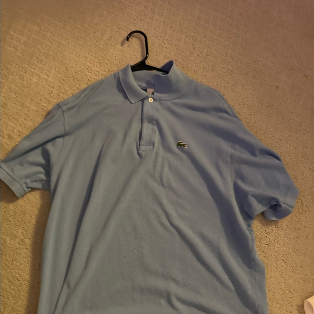 Lacoste Men's Light Blue Polo Shirt